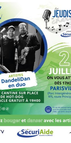 Les jeudis en chanson � Parisville le 2 juillet prochain