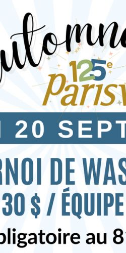 FTE AUTOMNALE - TOURNOI DE WASHER