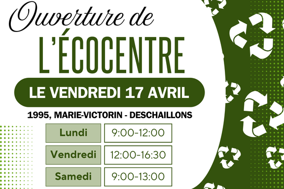 OUVERTURE DE L'�COCENTRE
